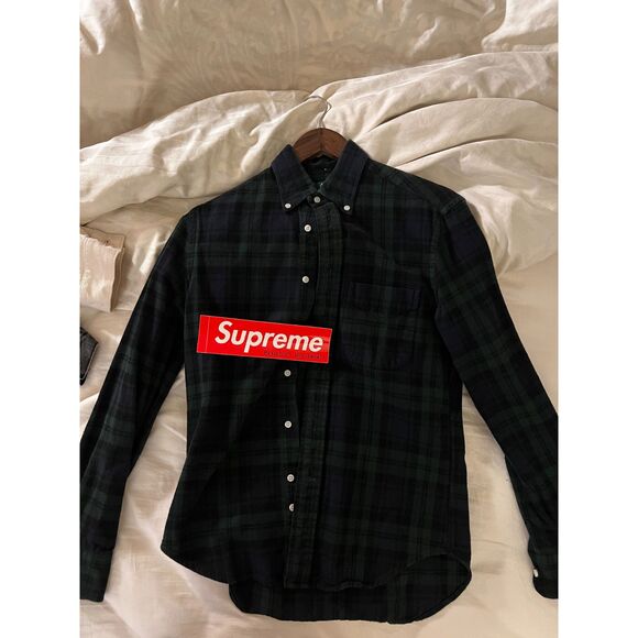 Gitman Brothers vintage green check shirt DOVER ST MARKET EXCLUSIVE - Picture 2 of 3